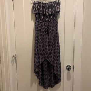 Stacy Frati for Anthropology Strapless Boho Dress